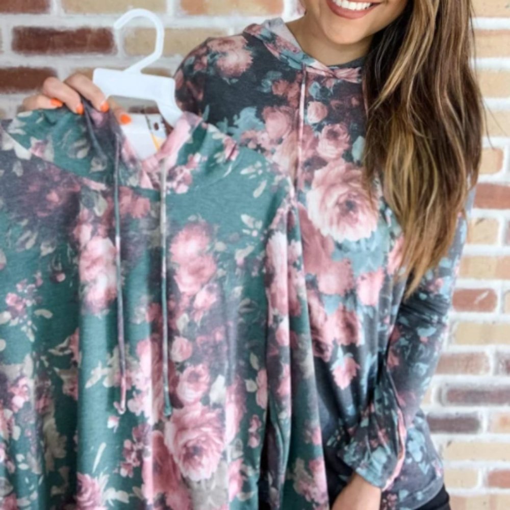 Women's Top FLOWER CHILD HOODIE